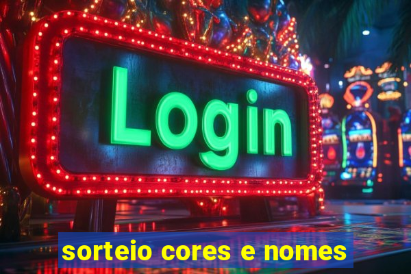 sorteio cores e nomes