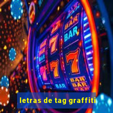 letras de tag graffiti