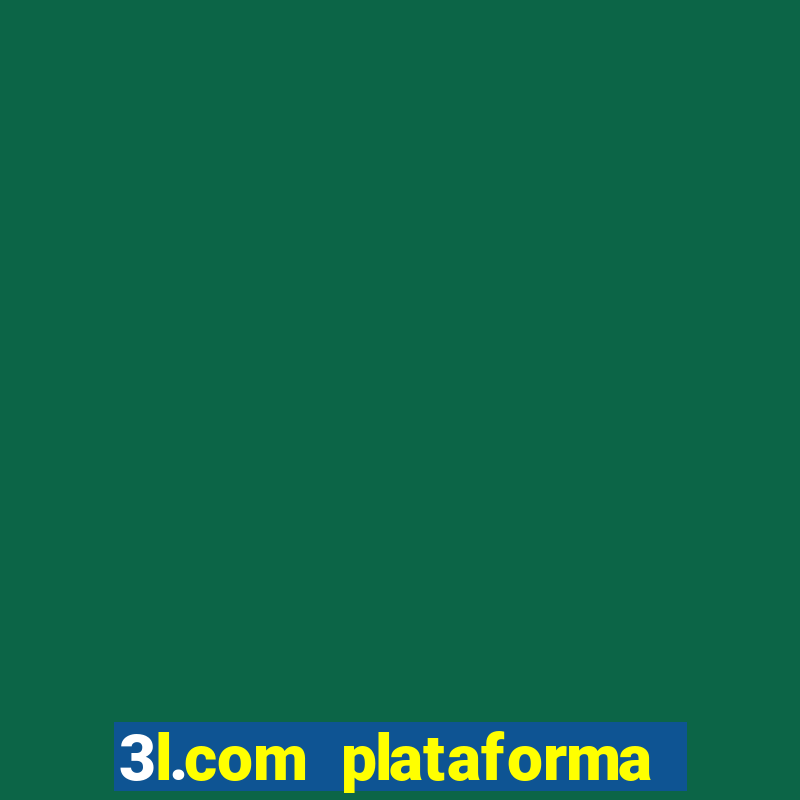 3l.com plataforma de jogos