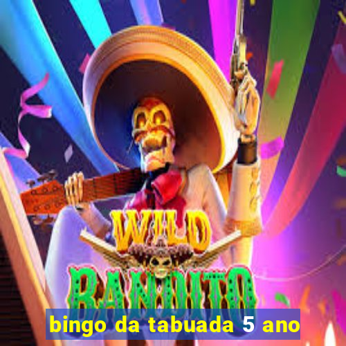 bingo da tabuada 5 ano