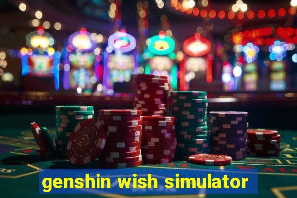 genshin wish simulator