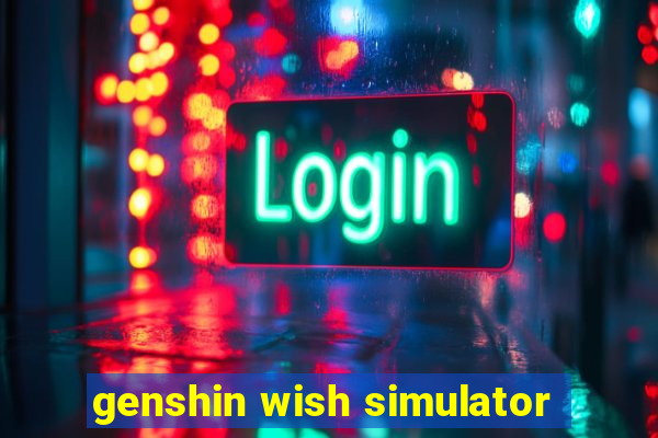 genshin wish simulator