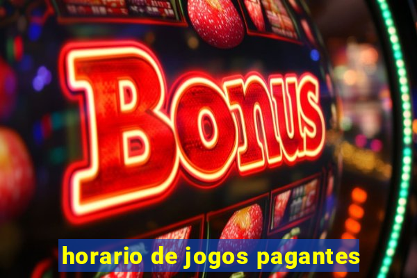 horario de jogos pagantes