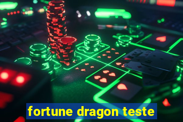 fortune dragon teste