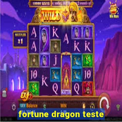 fortune dragon teste