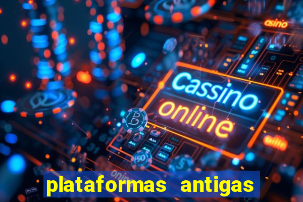 plataformas antigas de jogos