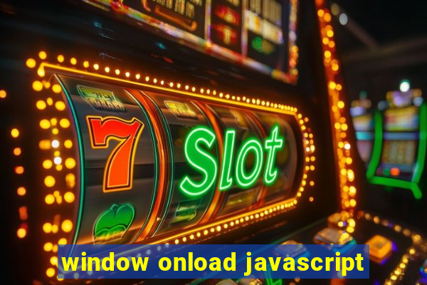 window onload javascript