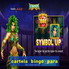 cartela bingo para cha de cozinha imprimir gratis