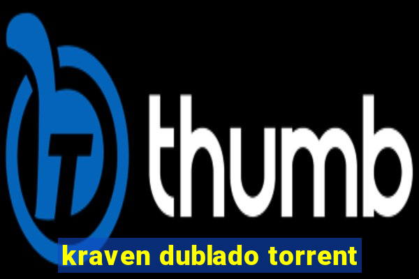 kraven dublado torrent