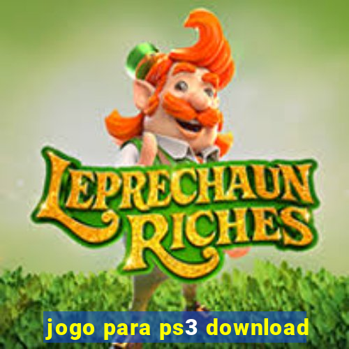 jogo para ps3 download