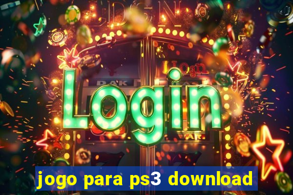 jogo para ps3 download