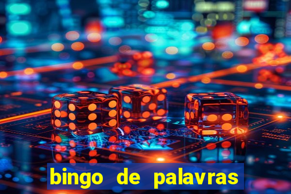 bingo de palavras cha de bebe