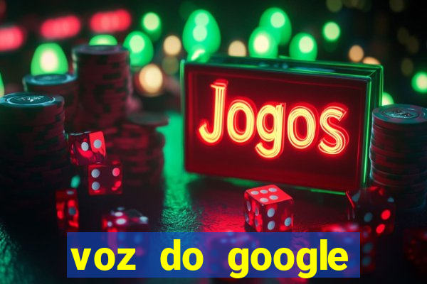 voz do google tradutor homem