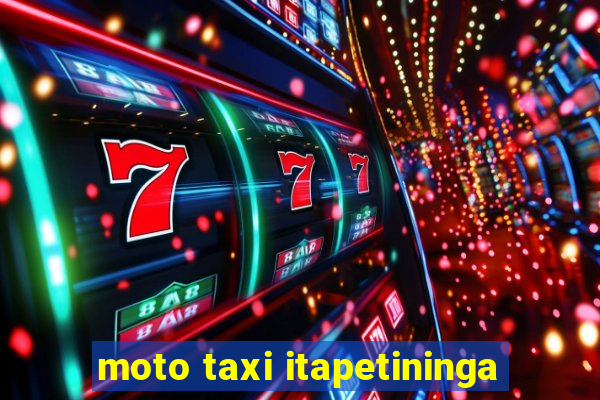 moto taxi itapetininga