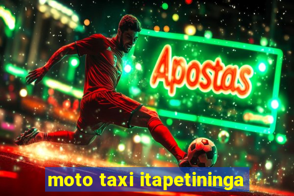 moto taxi itapetininga