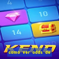 como ver odds de jogos passados