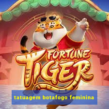 tatuagem botafogo feminina