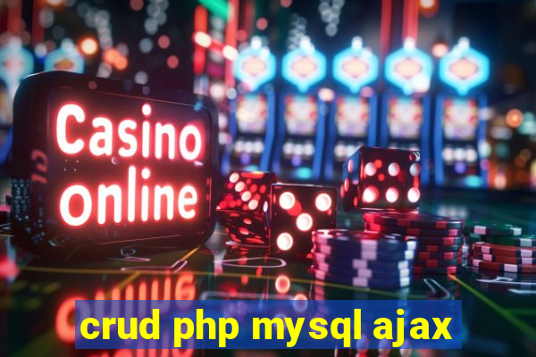 crud php mysql ajax