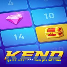 game.rider 777.com plataforma