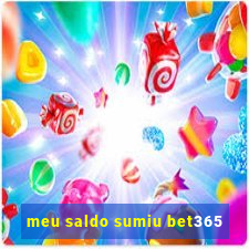 meu saldo sumiu bet365