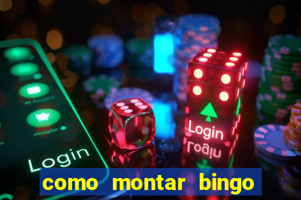 como montar bingo brinquedos toia