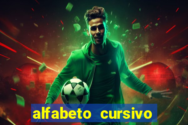 alfabeto cursivo para treinar caligrafia