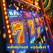 wonderland alphabet comic studio