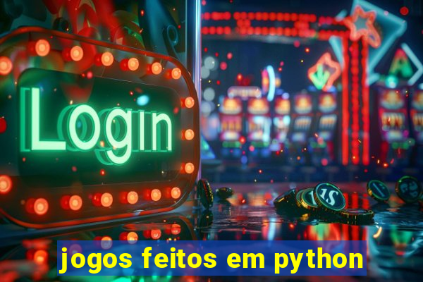 jogos feitos em python