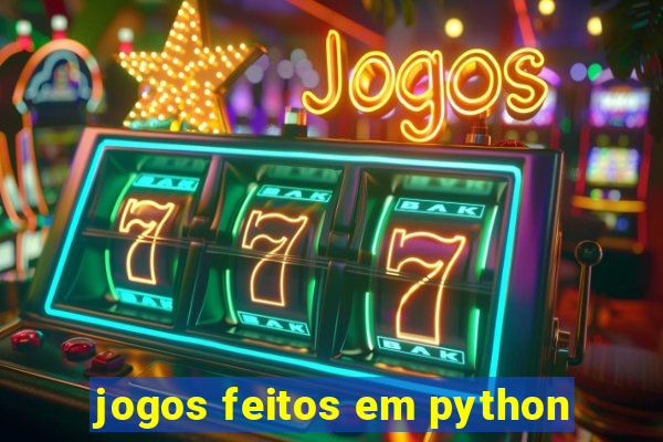 jogos feitos em python