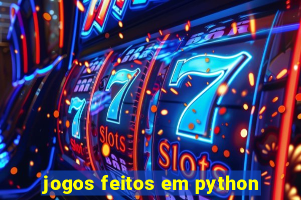 jogos feitos em python