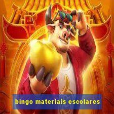 bingo materiais escolares