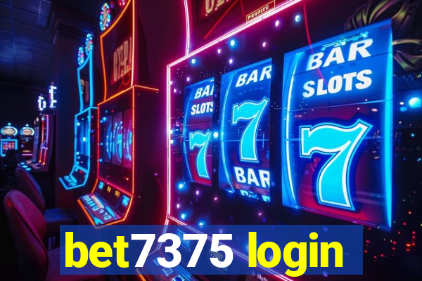 bet7375 login