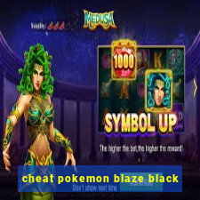 cheat pokemon blaze black