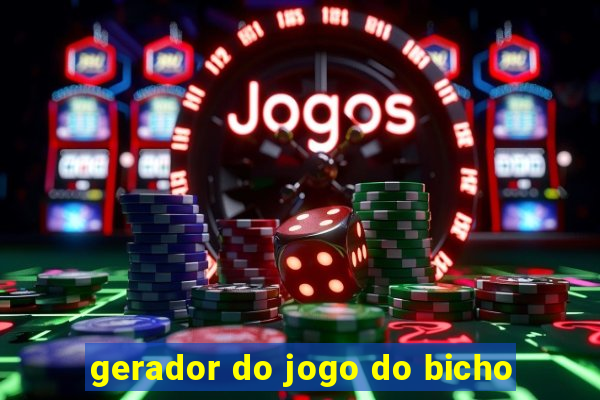 gerador do jogo do bicho