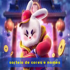 sorteio de cores e nomes