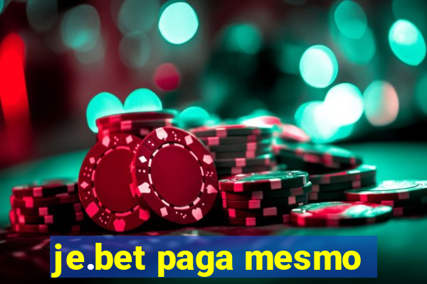 je.bet paga mesmo