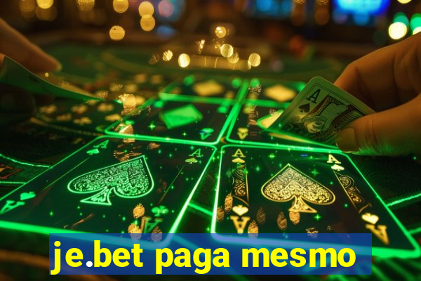 je.bet paga mesmo