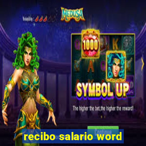 recibo salario word