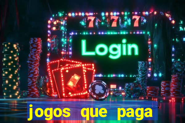 jogos que paga dinheiro de verdade no pix