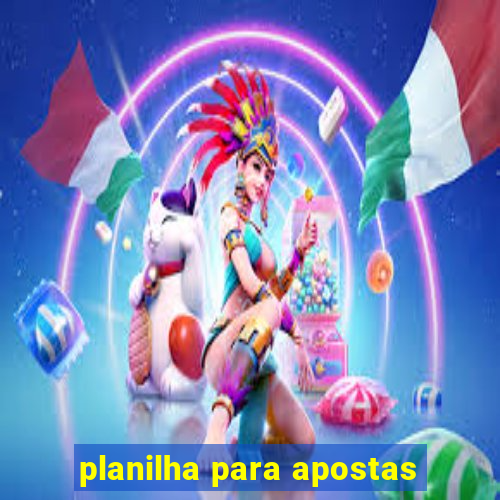 planilha para apostas