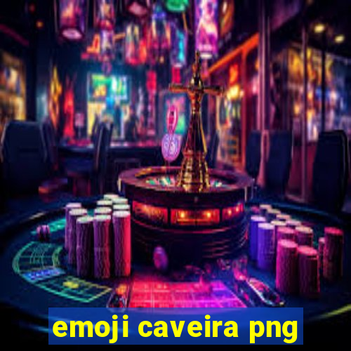 emoji caveira png