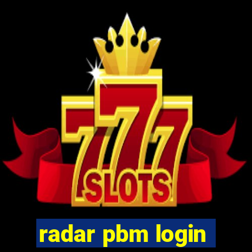 radar pbm login