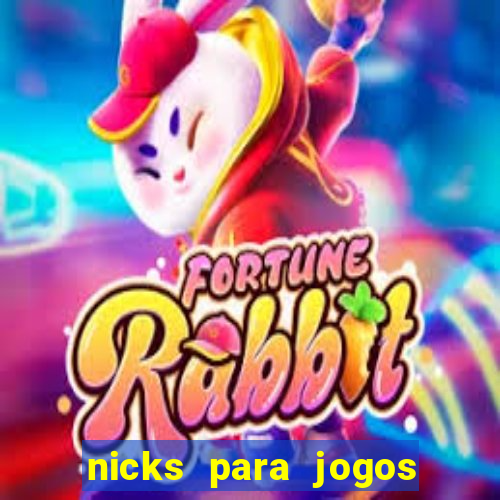 nicks para jogos de tiro