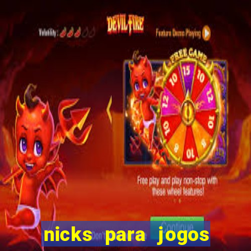 nicks para jogos de tiro