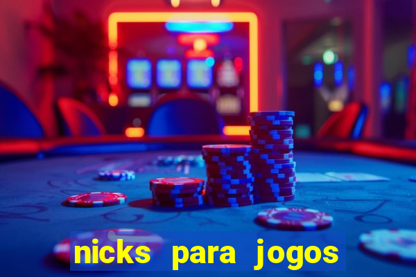 nicks para jogos de tiro