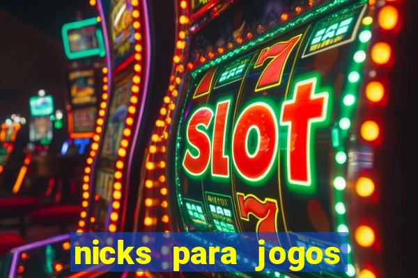 nicks para jogos de tiro