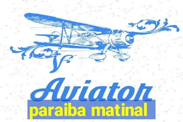 paraiba matinal