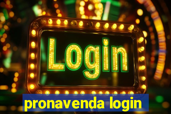 pronavenda login