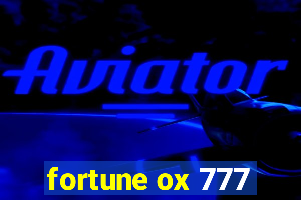 fortune ox 777