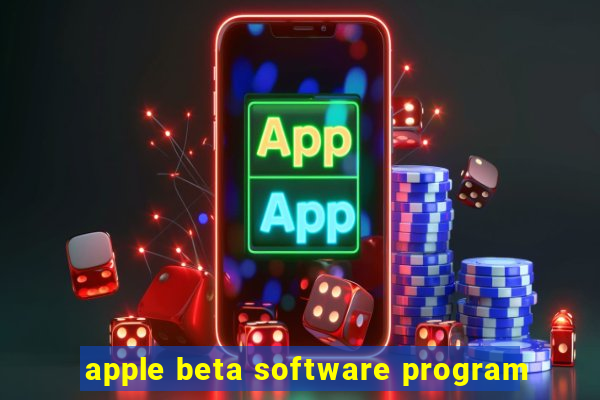 apple beta software program